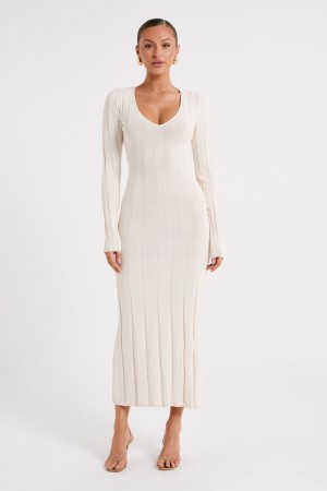 Meshiki Ciara Ribbed Blancas | VBZQ7828