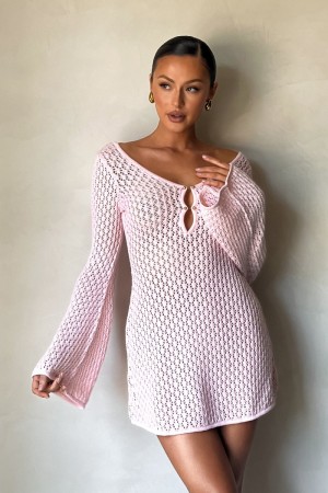 Meshiki Kayleigh Crochet Knit Rosas | QKXA0137