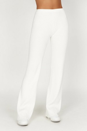 Meshiki Linnie Straight Leg Knit Blancas | ASSB4761