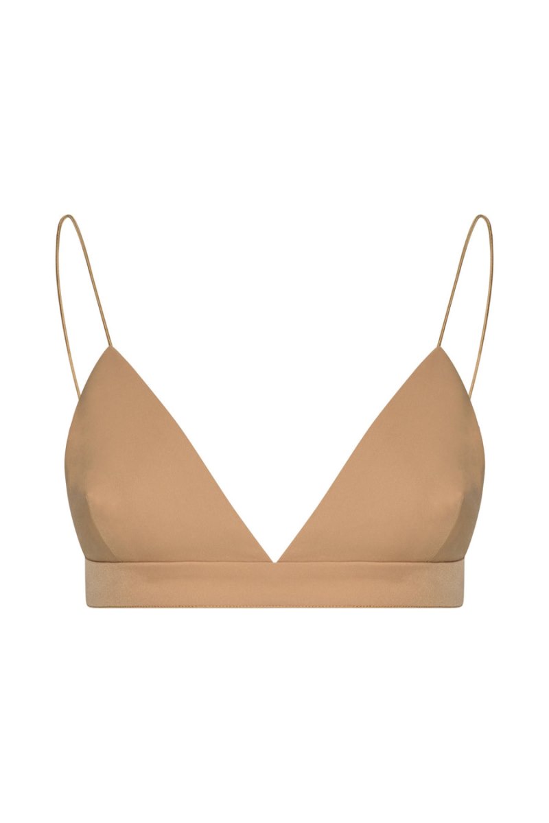 Bralettes Meshiki Cynthia Triangle Marrones | BPIT8534