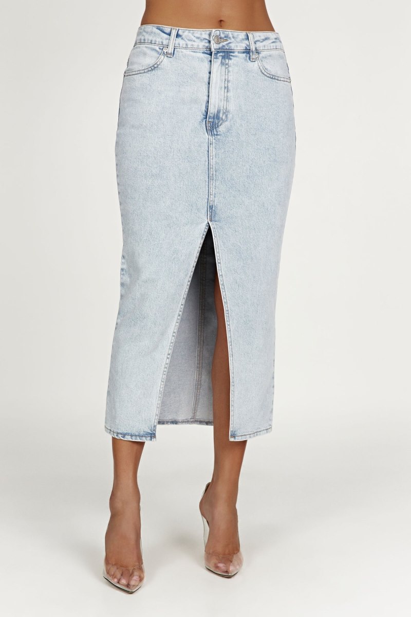 Meshiki Acacia Denim Midi Azules Claro | IWQI3331