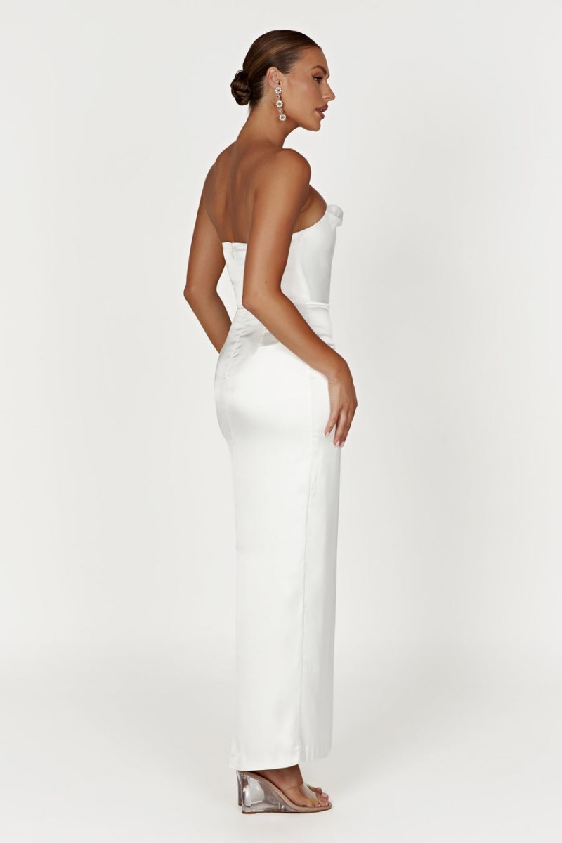 Meshiki Alanis Strapless Blancas | LHPW7136