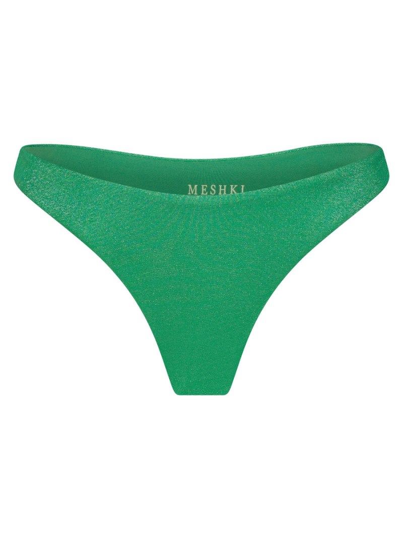 Meshiki Bambi Cheeky Cut Bikini Bottoms Verde | TJQB4483