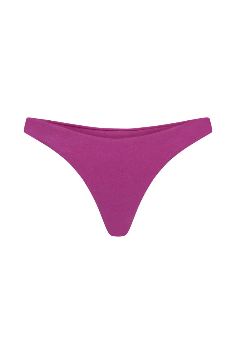 Meshiki Bambi Cheeky Cut Bikini Bottoms Moradas | GELC3117