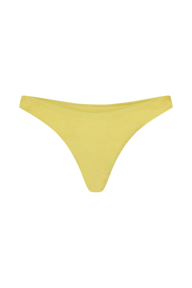 Meshiki Bambi Cheeky Cut Bikini Bottoms Amarillo | JLED5207