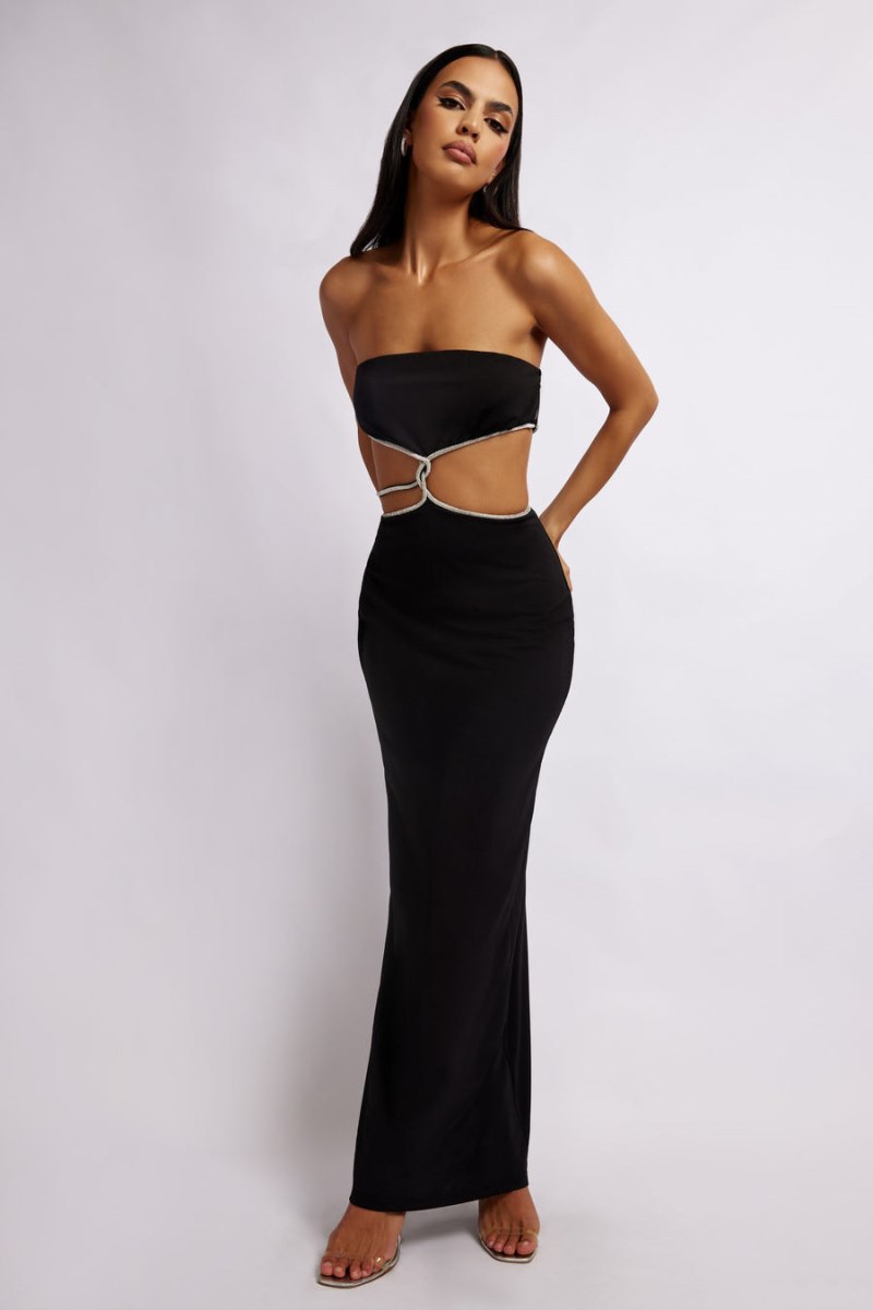 Meshiki Billie Strapless Negras | UXBL2952