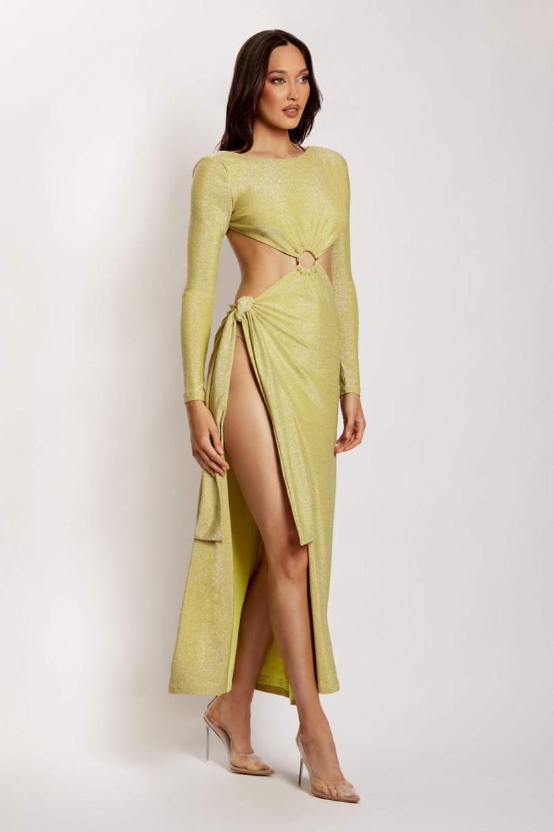 Meshiki Christina Backless Wrap Verde | SESU8591