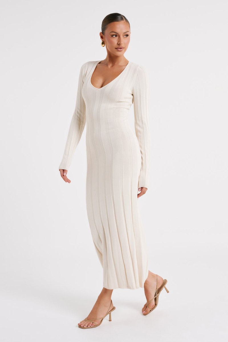 Meshiki Ciara Ribbed Blancas | VBZQ7828