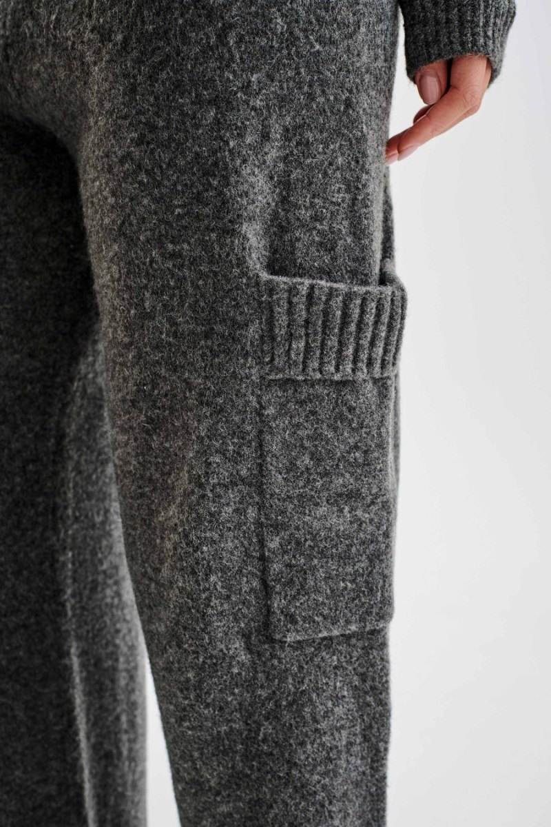 Meshiki Darius Knit Pockets Gris Oscuro | JCRT9116