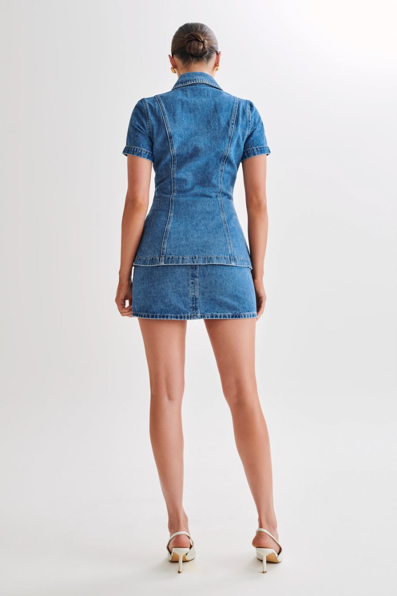 Meshiki Ellie Denim Mini Azules | BHVU9874