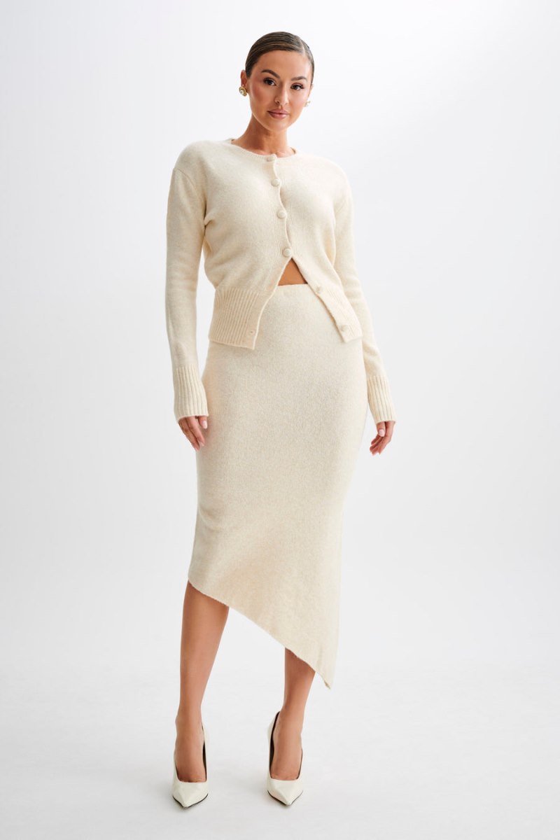 Meshiki Genevieve Oversized Knit Creme | WYTX4651