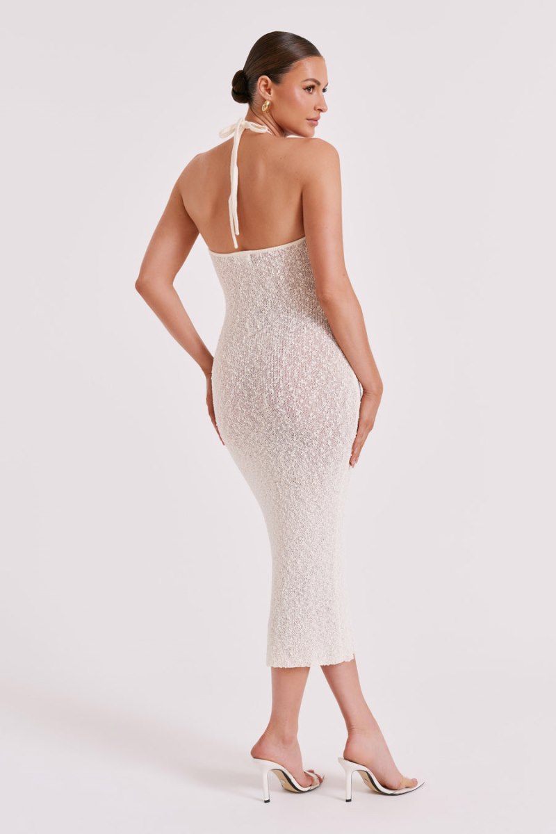 Meshiki Kahali Boucle Halter Creme | CEIC9915