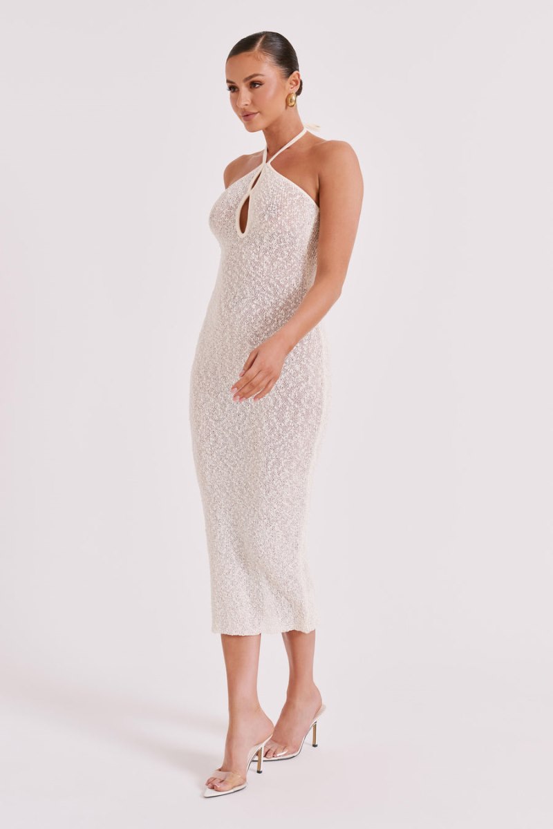 Meshiki Kahali Boucle Halter Creme | CEIC9915