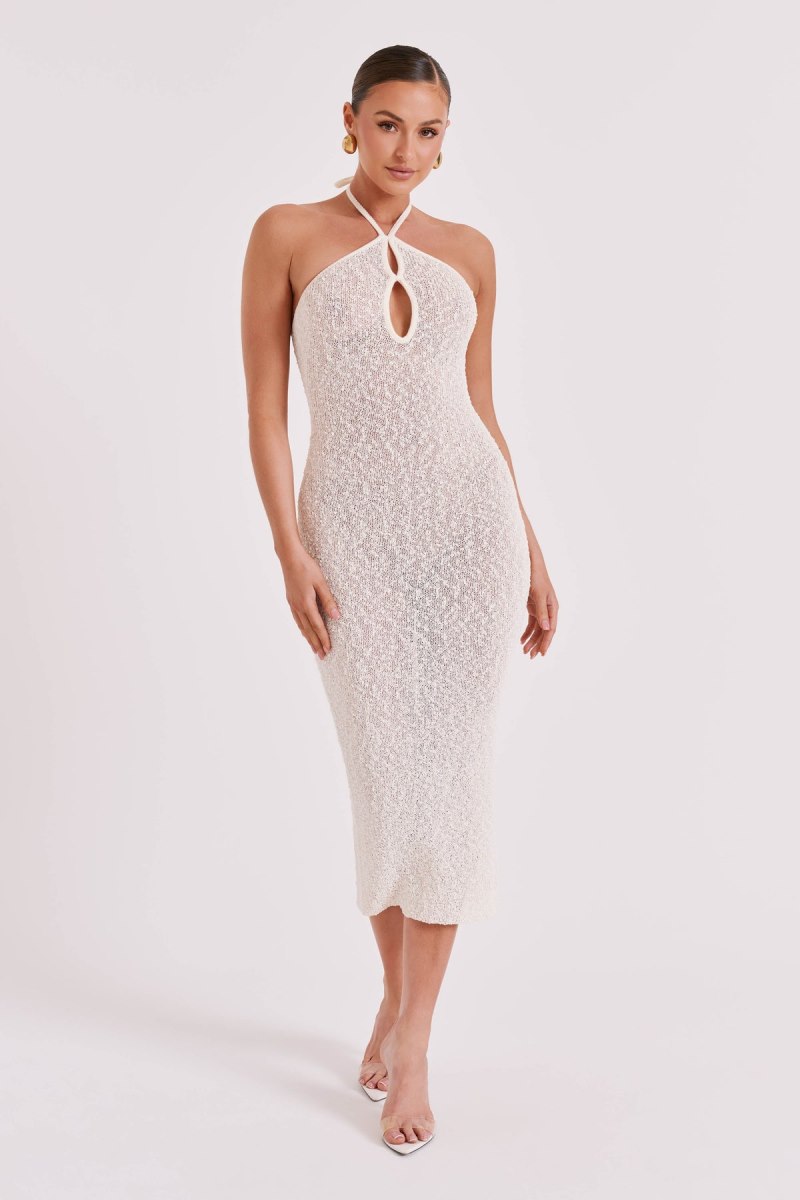 Meshiki Kahali Boucle Halter Creme | CEIC9915