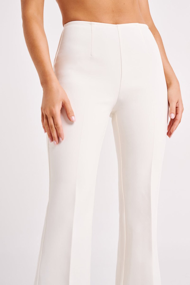 Meshiki Loretta Fit & Flare Tailored Blancas | PJLI9066