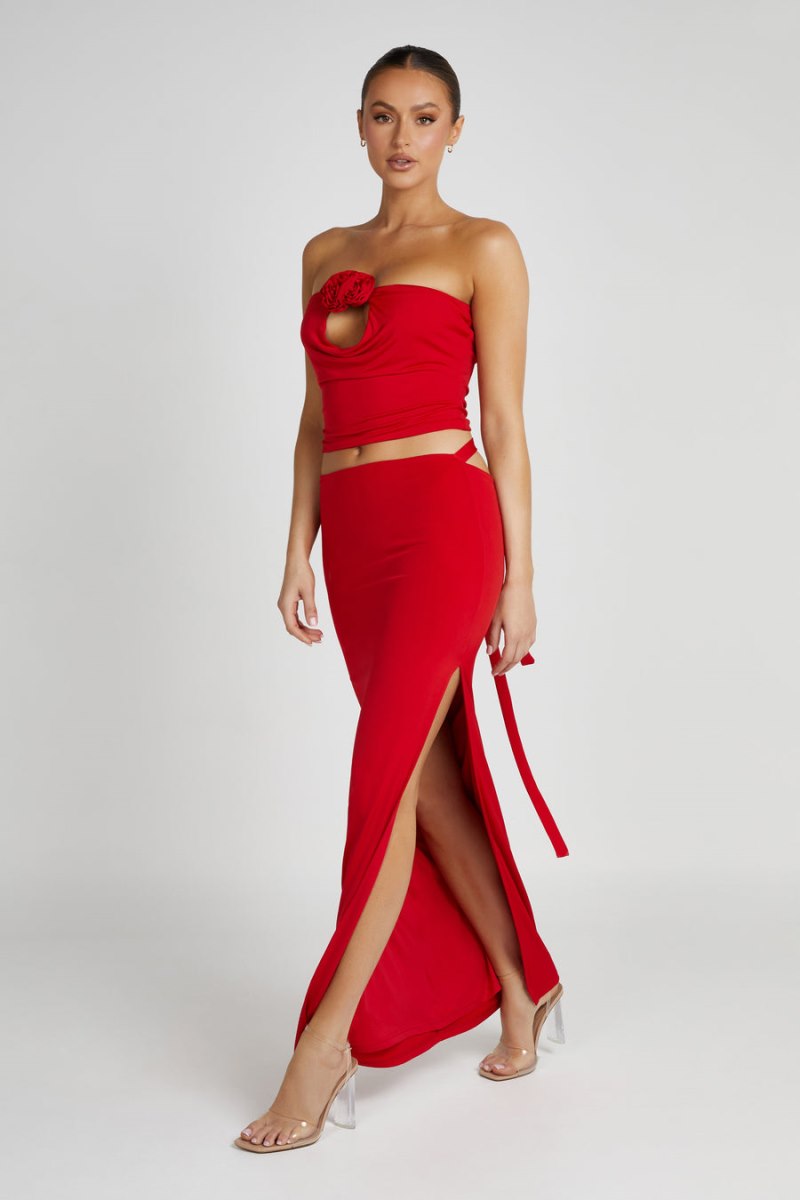 Meshiki Megan Strapless Rose Rojas | XYCQ4483