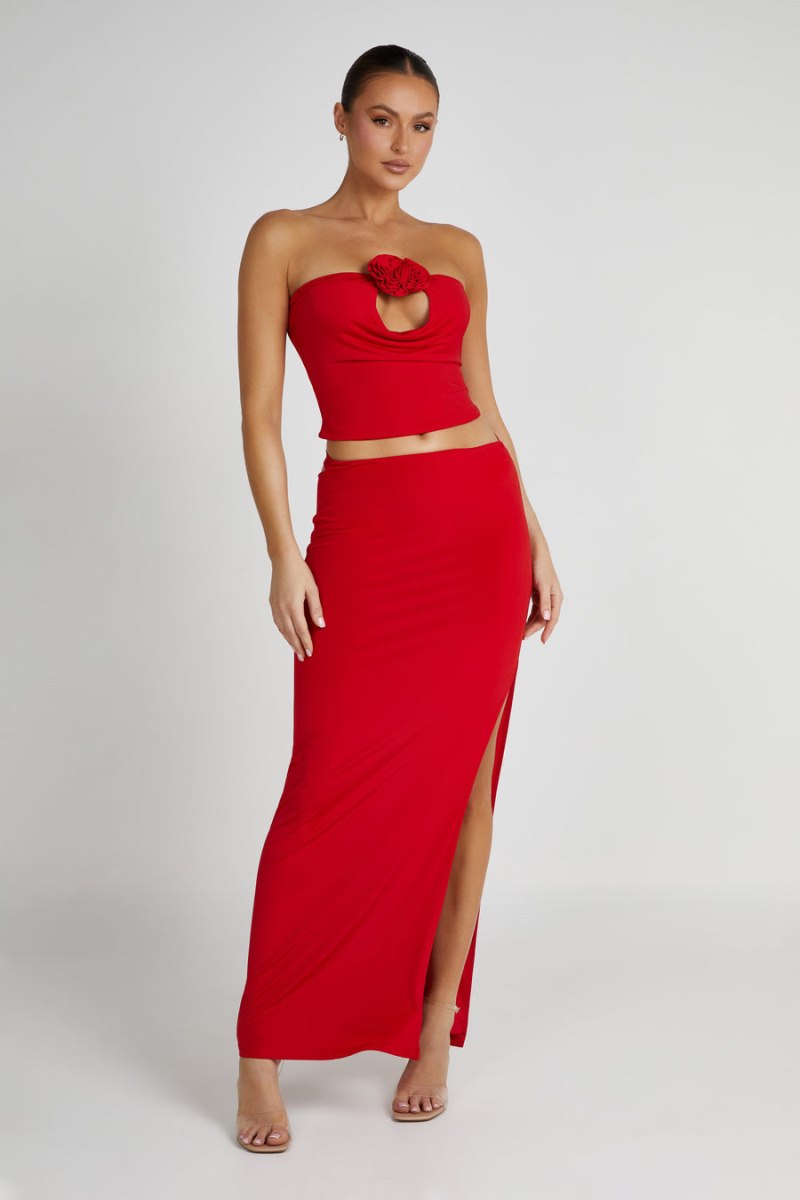 Meshiki Megan Strapless Rose Rojas | XYCQ4483