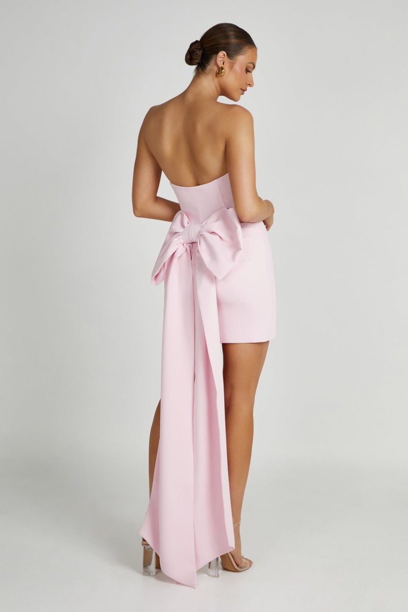 Meshiki Meredith Strapless Bow Rosas | BZFW8613