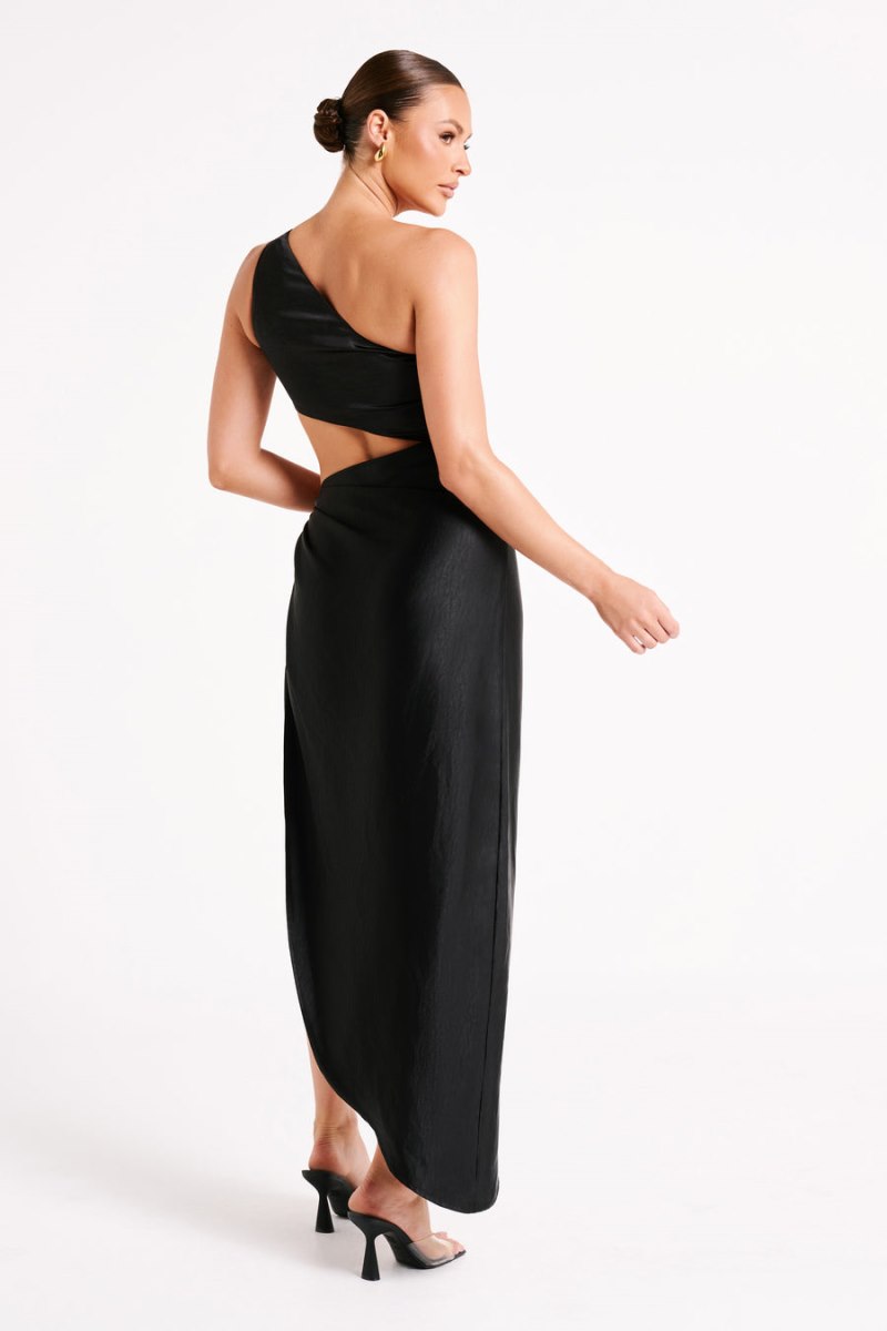 Meshiki Navarah One Shoulder Negras | EILU9060