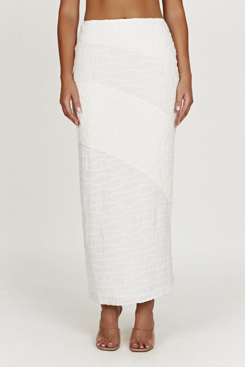 Meshiki Nyah Textured Midi Blancas | WYIA5100