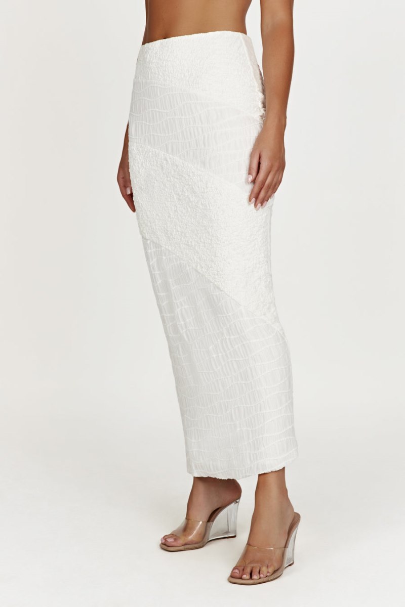 Meshiki Nyah Textured Midi Blancas | WYIA5100