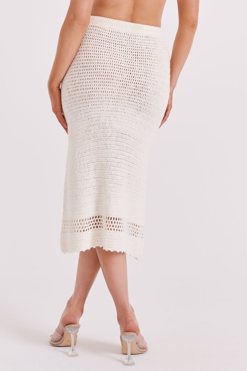 Meshiki Paris Crochet Midi Blancas | KTNE4467