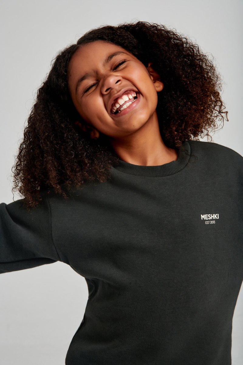 Meshiki Phoenix Kids Unisex Crewneck Negras | ZUHV3655