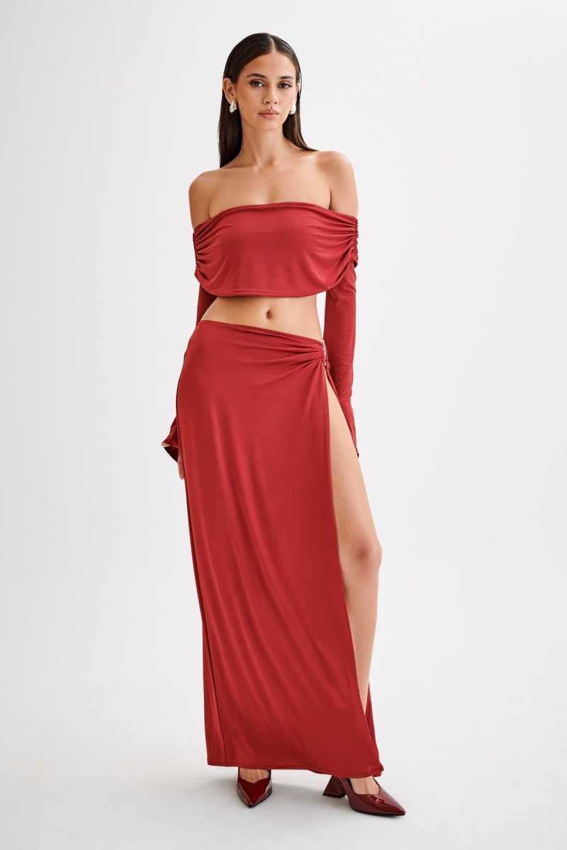 Meshiki Suri Slinky Maxi Silver Hardware Rojas | QNZG3353