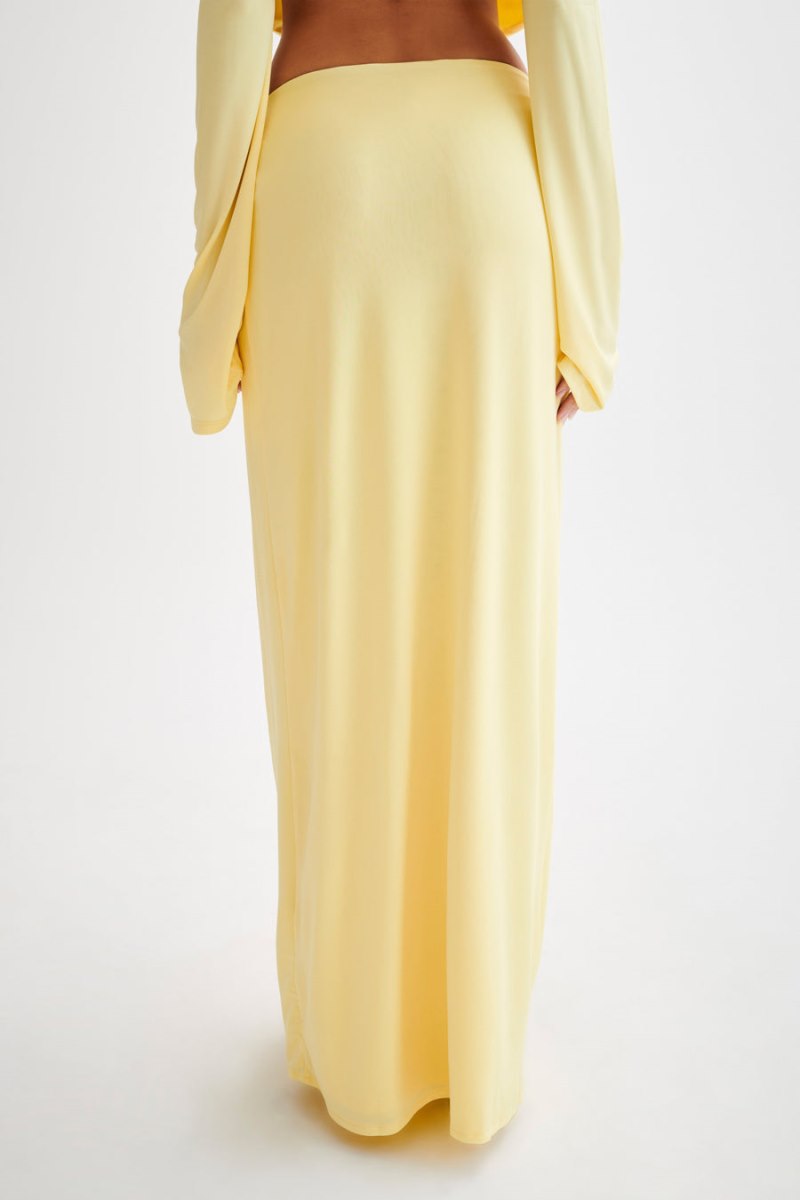 Meshiki Suri Slinky Maxi Silver Hardware Amarillo | VRQK4716