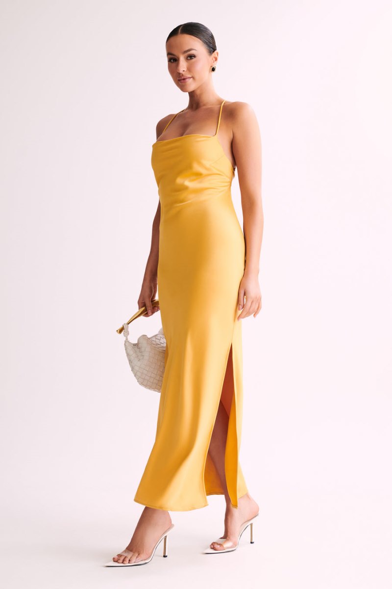 Meshiki Sydney Straight Neck Slip Amarillo | PGYV4805