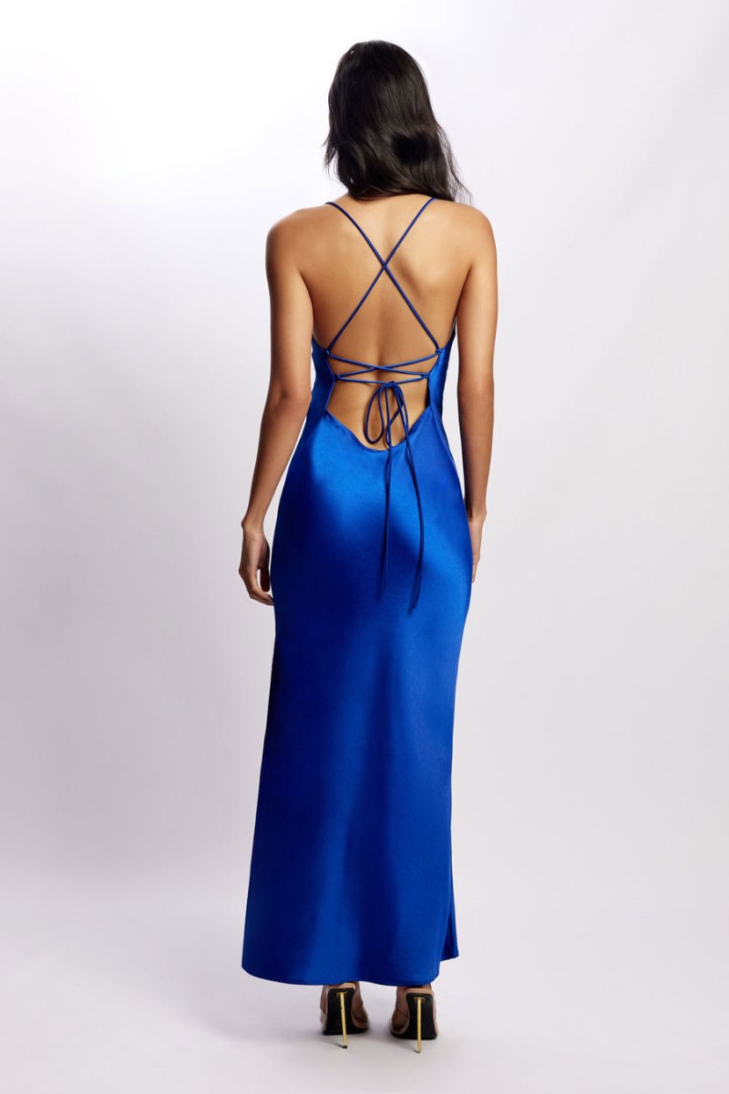 Meshiki Sydney Straight Neck Slip Azules | YSHM1921